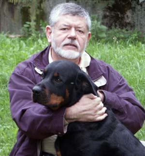 Jean Paul Hajadj avec Sia sa femelle Rott